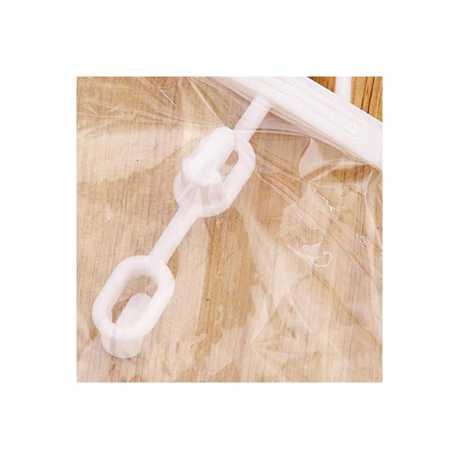 Vacuum Storage Bag 4 Pack Vacuum Seal Space Saver Bags Clear Bags for Clothes with Hook, Vacuum Compression Bag Closet Organizer with 2 Cascading