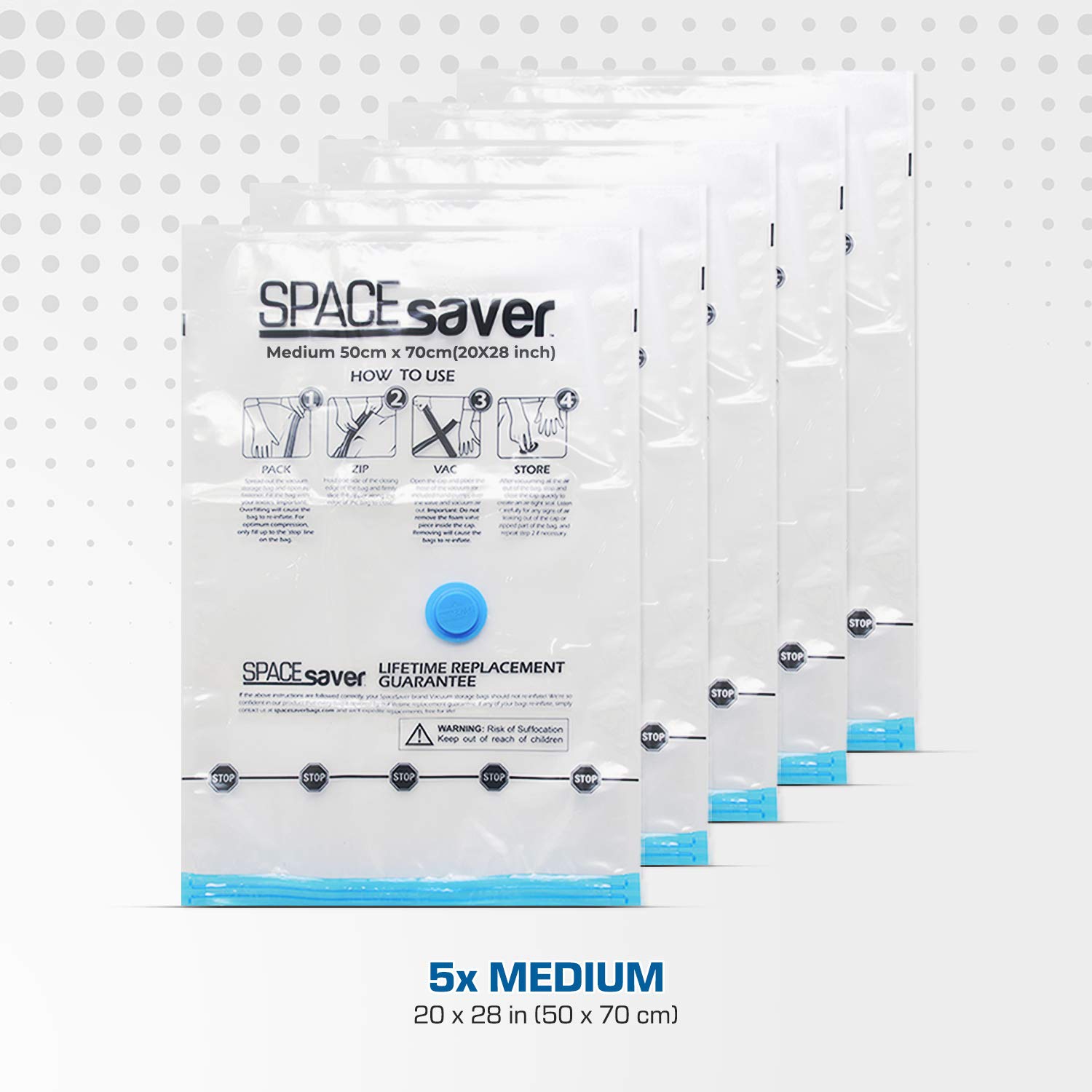 Premium Vacuum Storage Bags. 80% More Storage! Hand-Pump for Travel! Double-Zip Seal and Triple Seal Valve! Vacuum Sealer Bags for Comforters,