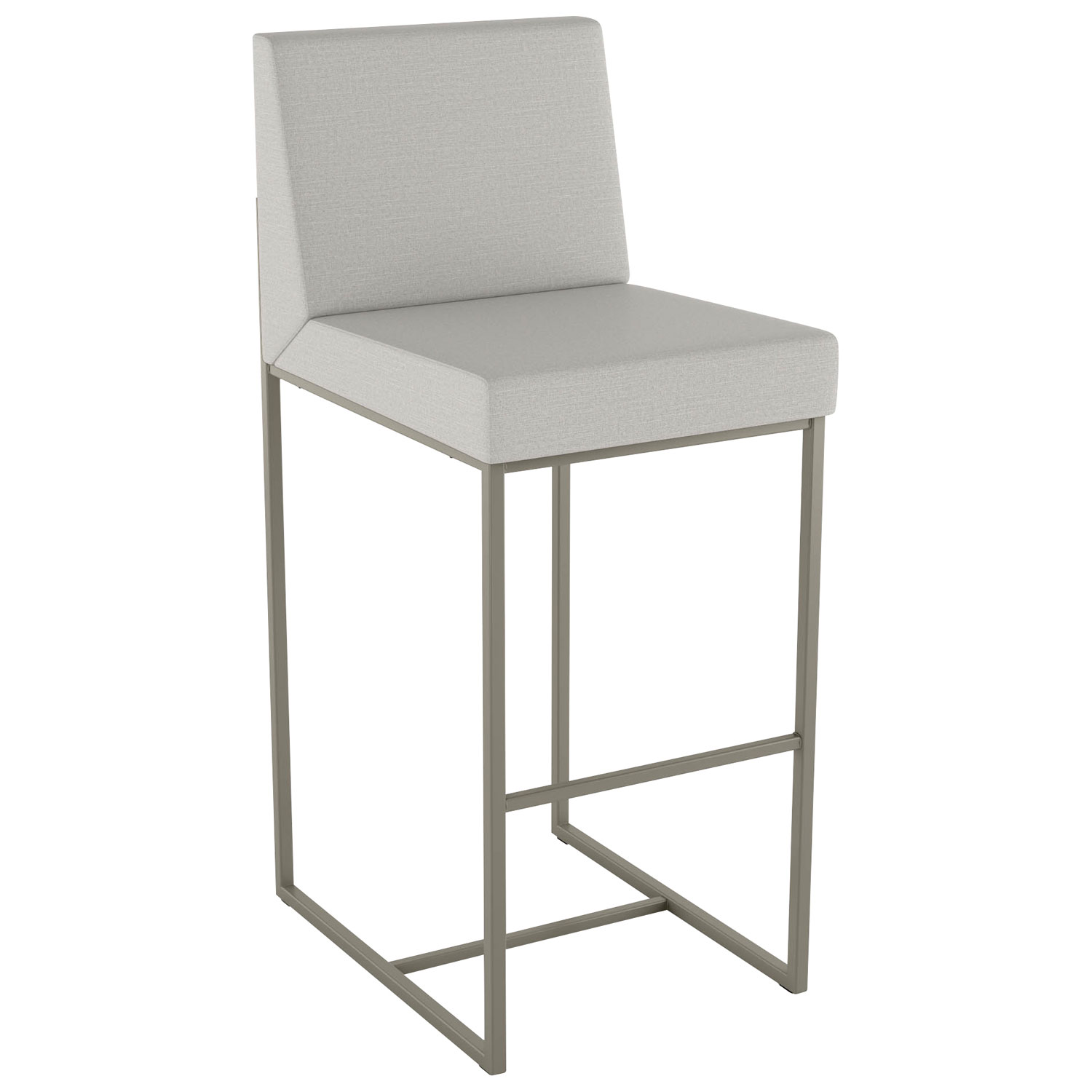 Derry Traditional Bar Height Barstool - Light Grey/Grey