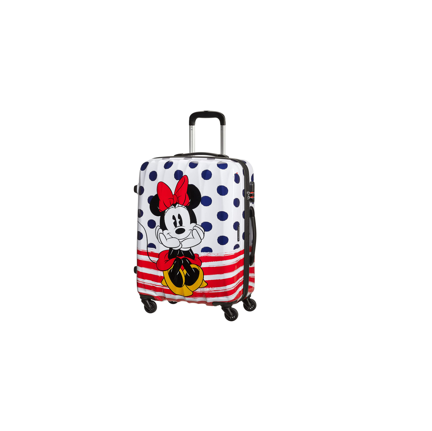 American Tourister Disney Legends Spinner 65 Alfatwist Children's Luggage, 65 cm, Minnie Blue Dots, 65 cm, Children's Luggage