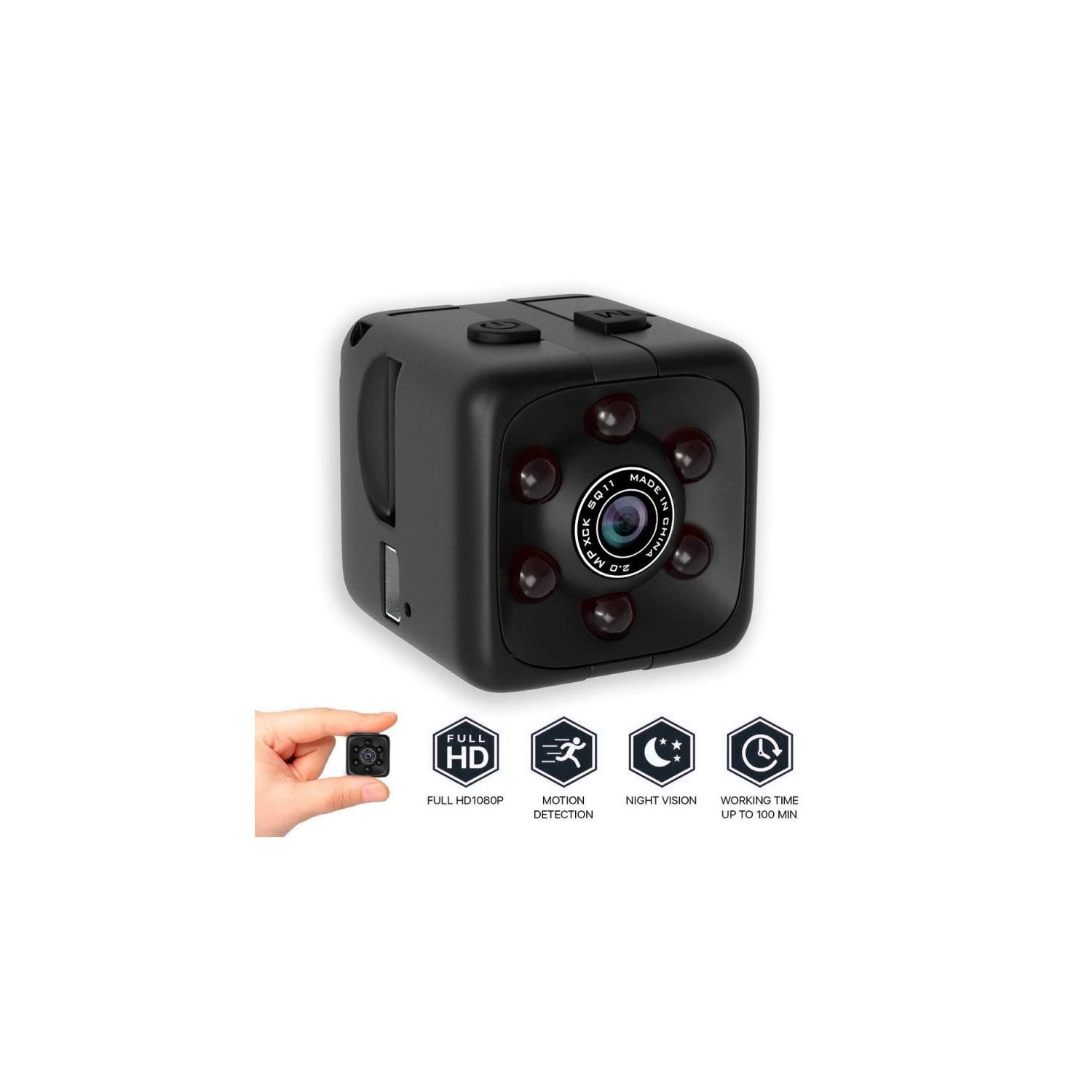 Mini caméscope Home Security DVR auto Micro caméra mini caméra sport caméra tableau de bord enregistrement en boucle