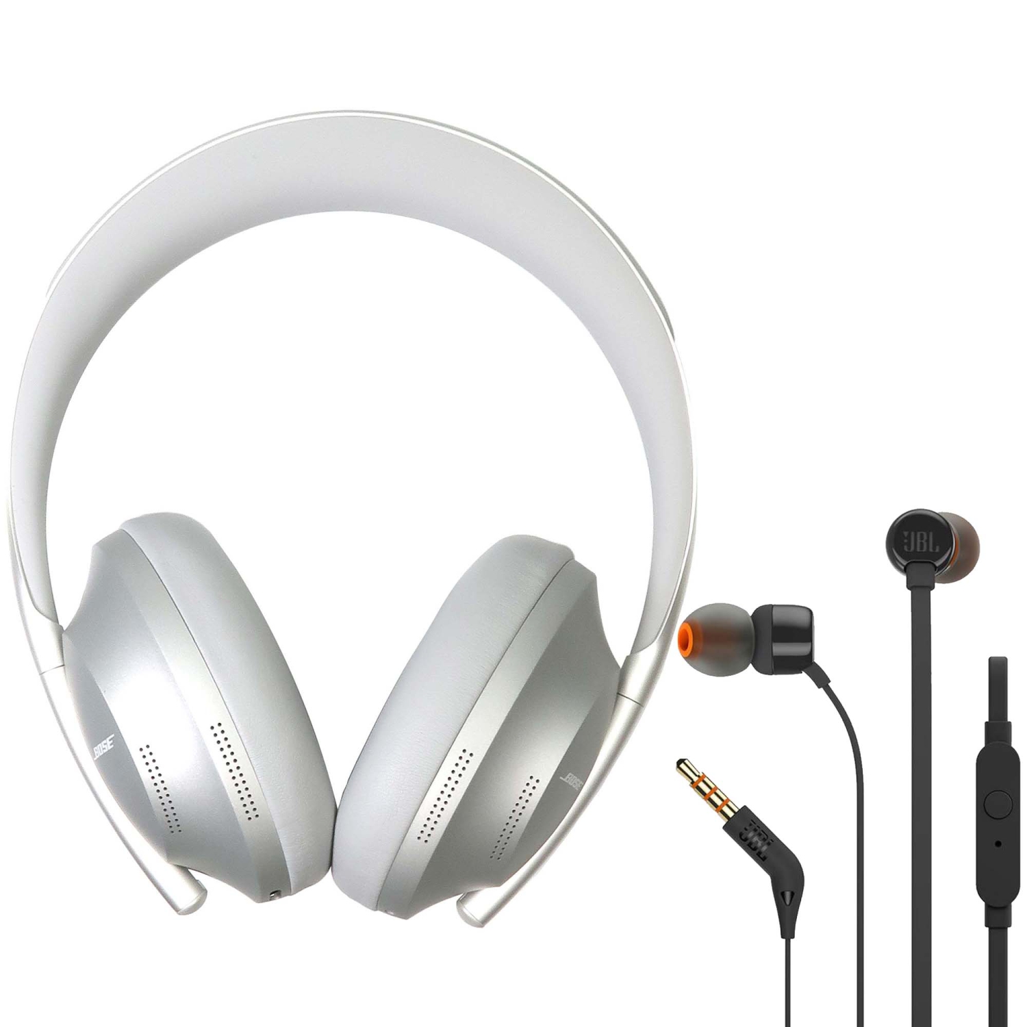 Bose Noise-Canceling Headphones 700 Bluetooth Headphone with JBL T110 Headphone