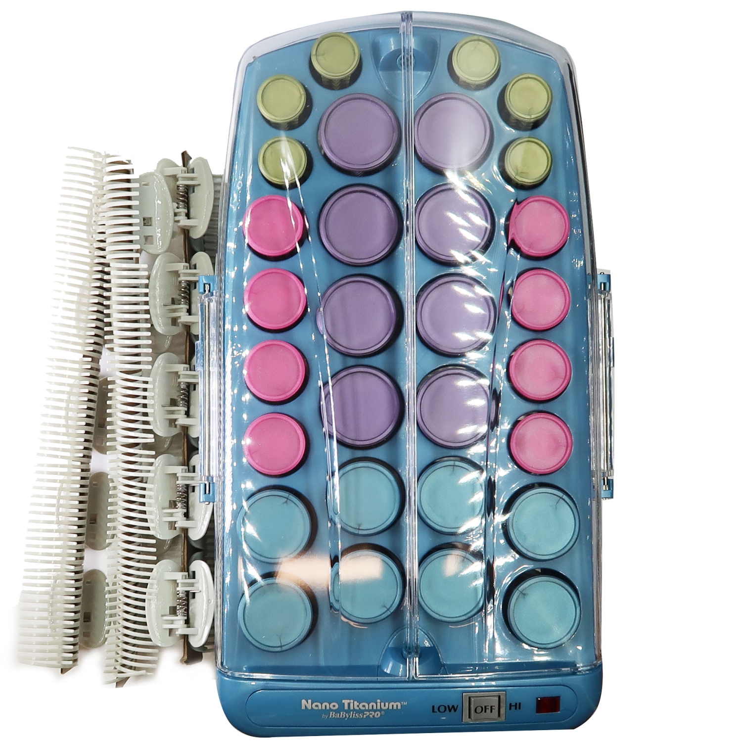 BabylissPRO Nano Titanium 30 Piece Roller Hairsetter and Barberology Accessories