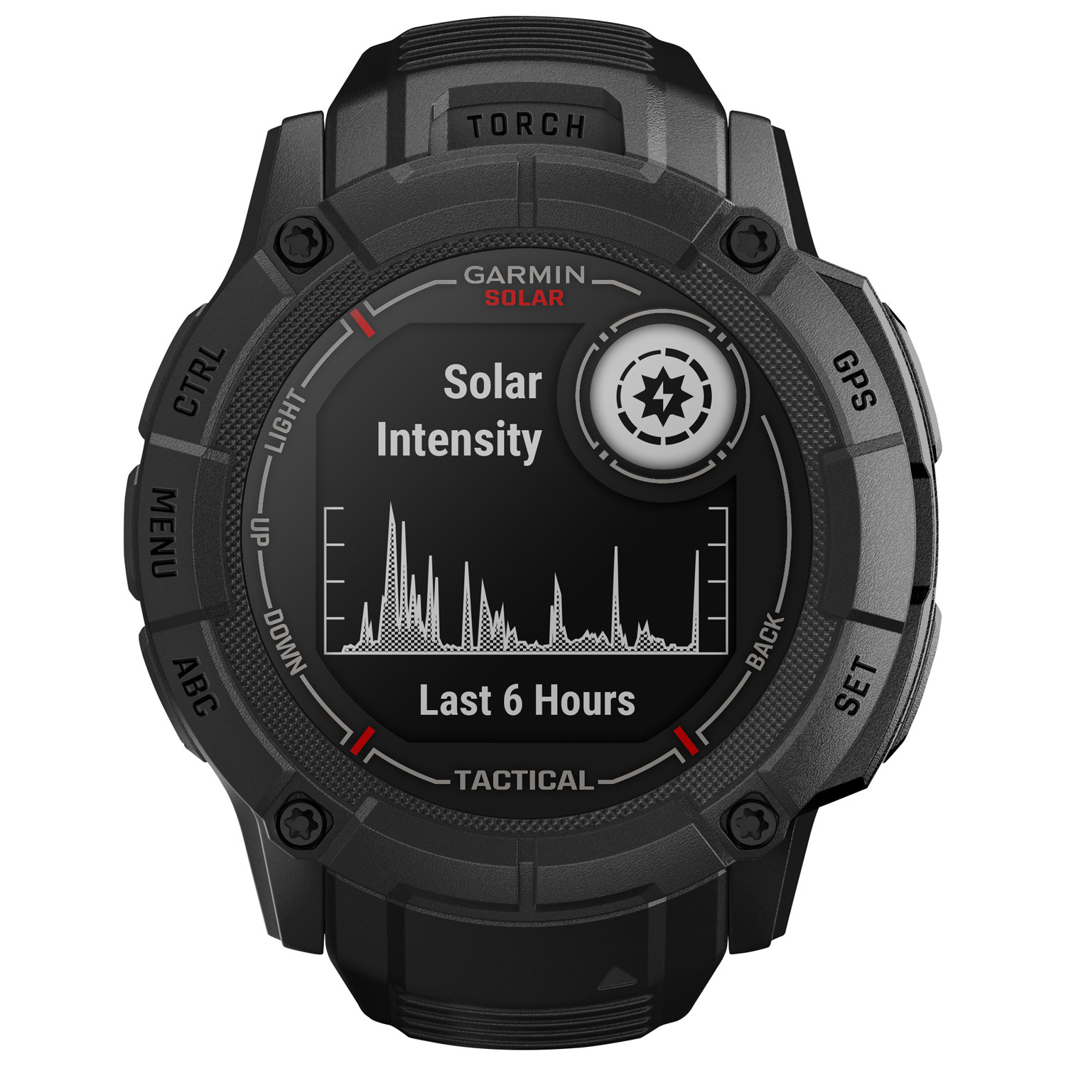 Montre intelligente multisport Bluetooth de 53 mm Instinct 2X Solar Tactical Edition de Garmin - Noir