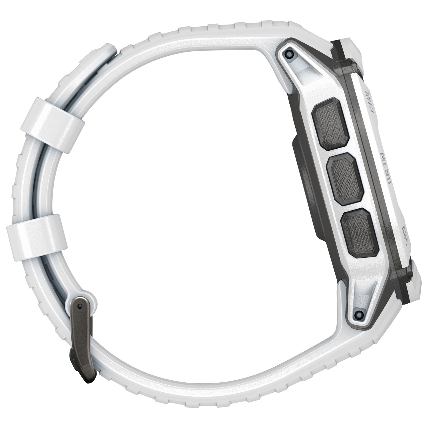 Montre intelligente multisport Bluetooth de 53 mm Instinct 2X Solar de Garmin - Blanc