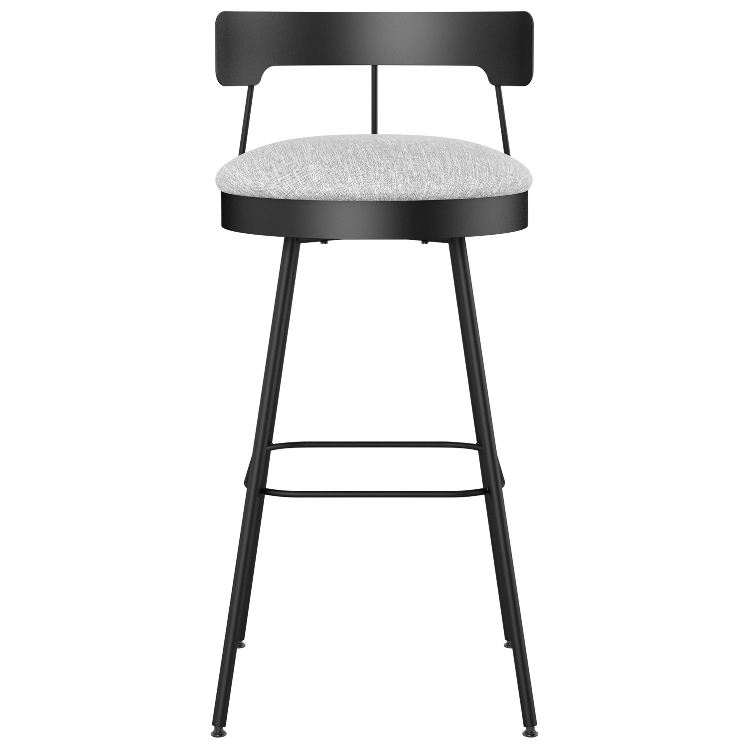 Monza Contemporary Counter Height Barstool - Grey White/Black