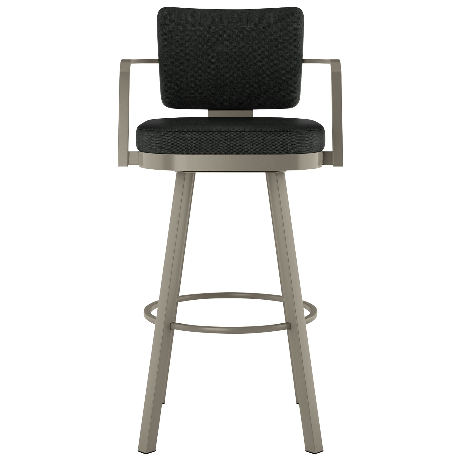 Thea Rustic Country Counter Height Barstool - Black/Grey
