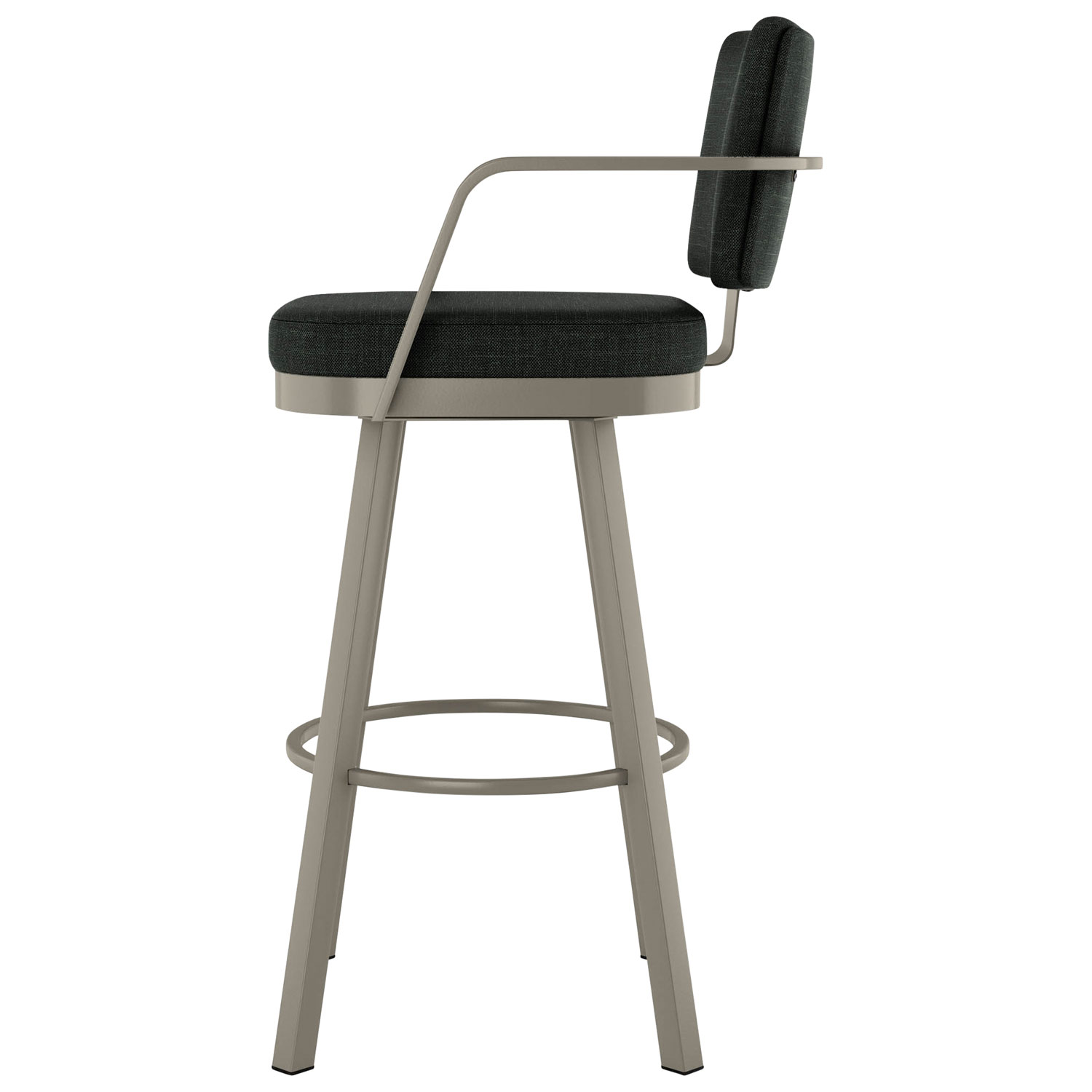 Thea Rustic Country Bar Height Barstool - Black/Grey