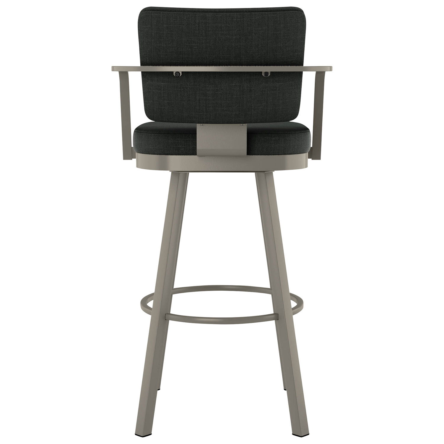 Thea Rustic Country Bar Height Barstool - Black/Grey
