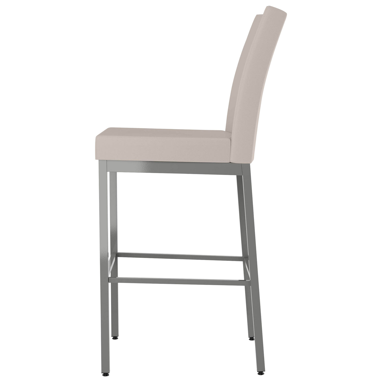 Perry Traditional Counter Height Barstool - Cream/Grey