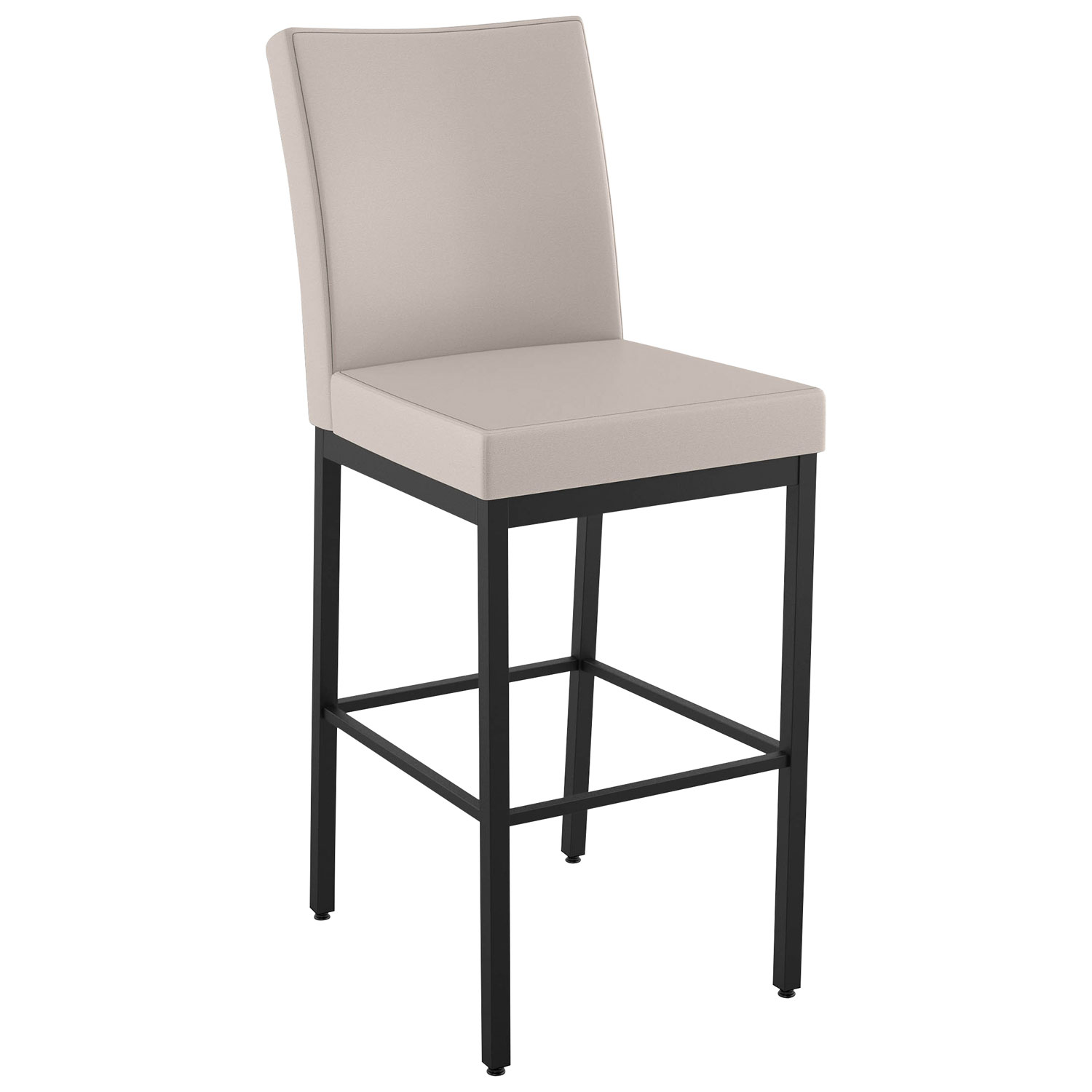 Perry Traditional Counter Height Barstool - Cream/Black