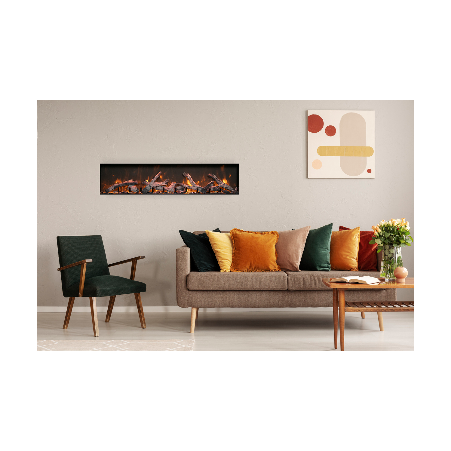 Foyer électrique intelligent BI Deep XT de 88 po Panorama