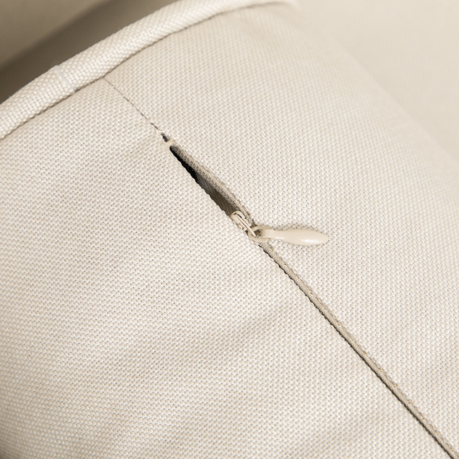 HOMCOM – Canapé mi-siècle, canapé avec coussin de dossier capitonné, revêtement en tissu semblable au velours, 2 coussins cylindriques et pattes en