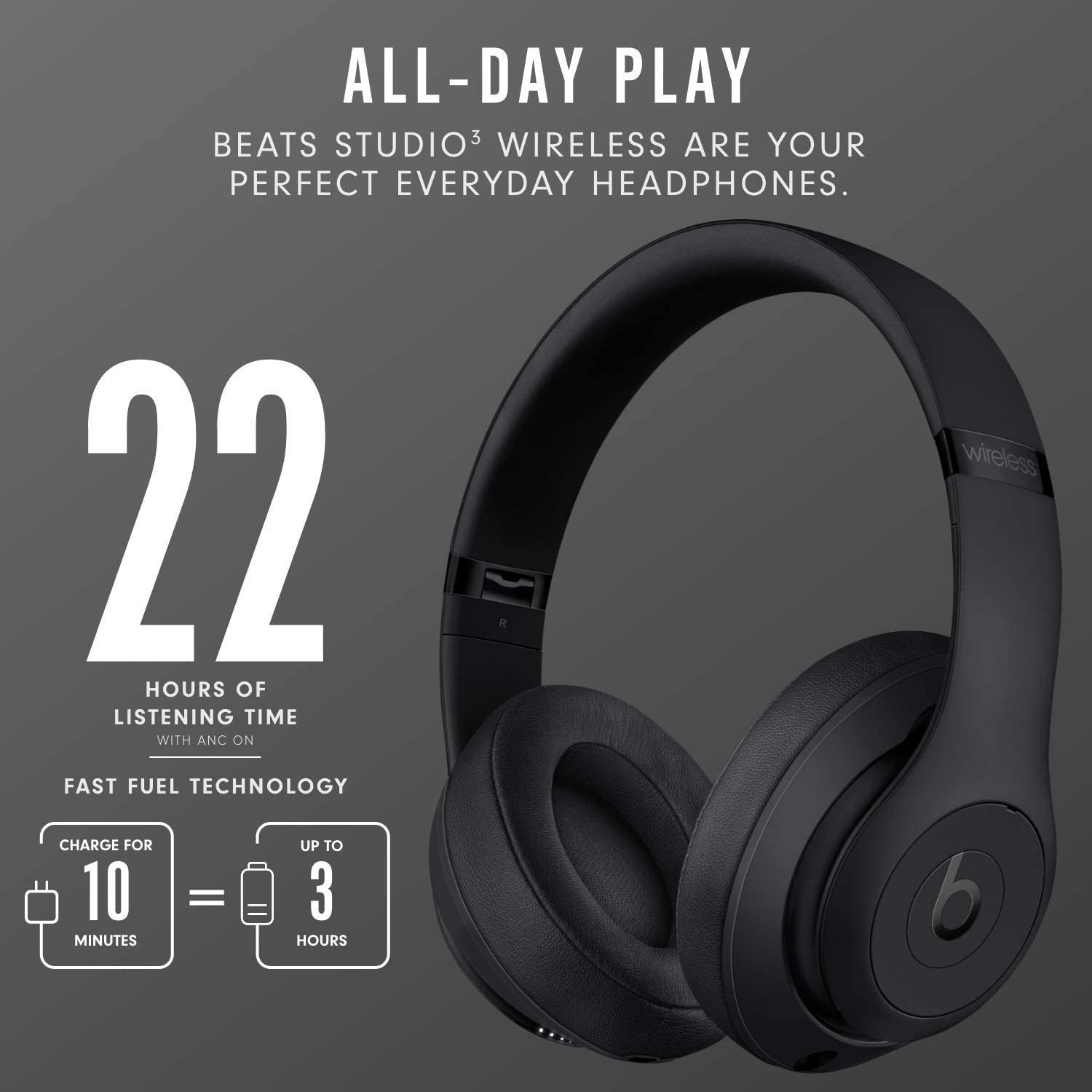 Beats Studio3 Wireless Noise Cancelling Over-Ear Headphones | Best