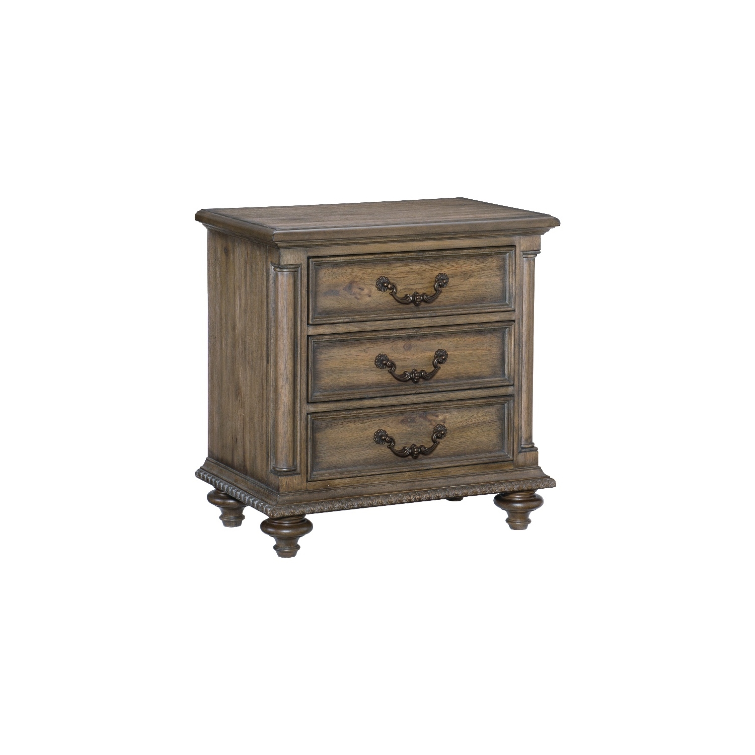 Lexicon Rachelle Nightstand in Weathered Pecan
