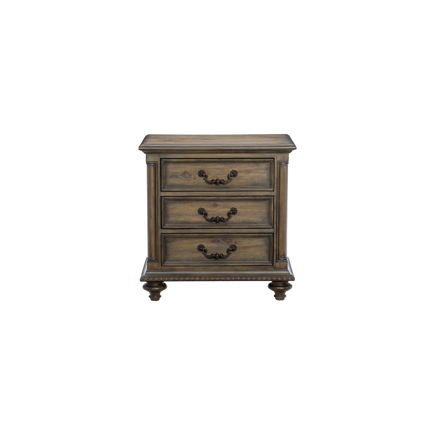 Lexicon Rachelle Nightstand in Weathered Pecan