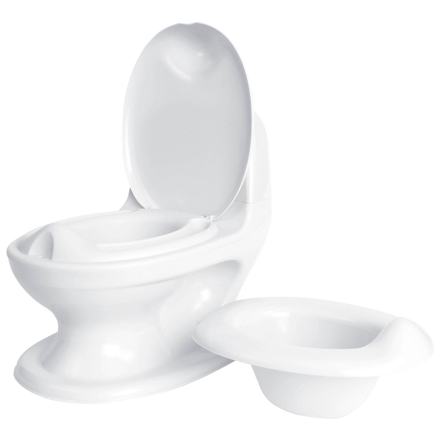 Siège d'apprentissage de la propreté Nuby My Real Potty - Blanc