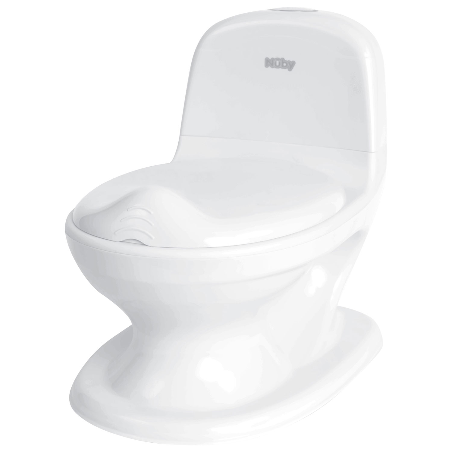 Siège d'apprentissage de la propreté Nuby My Real Potty - Blanc