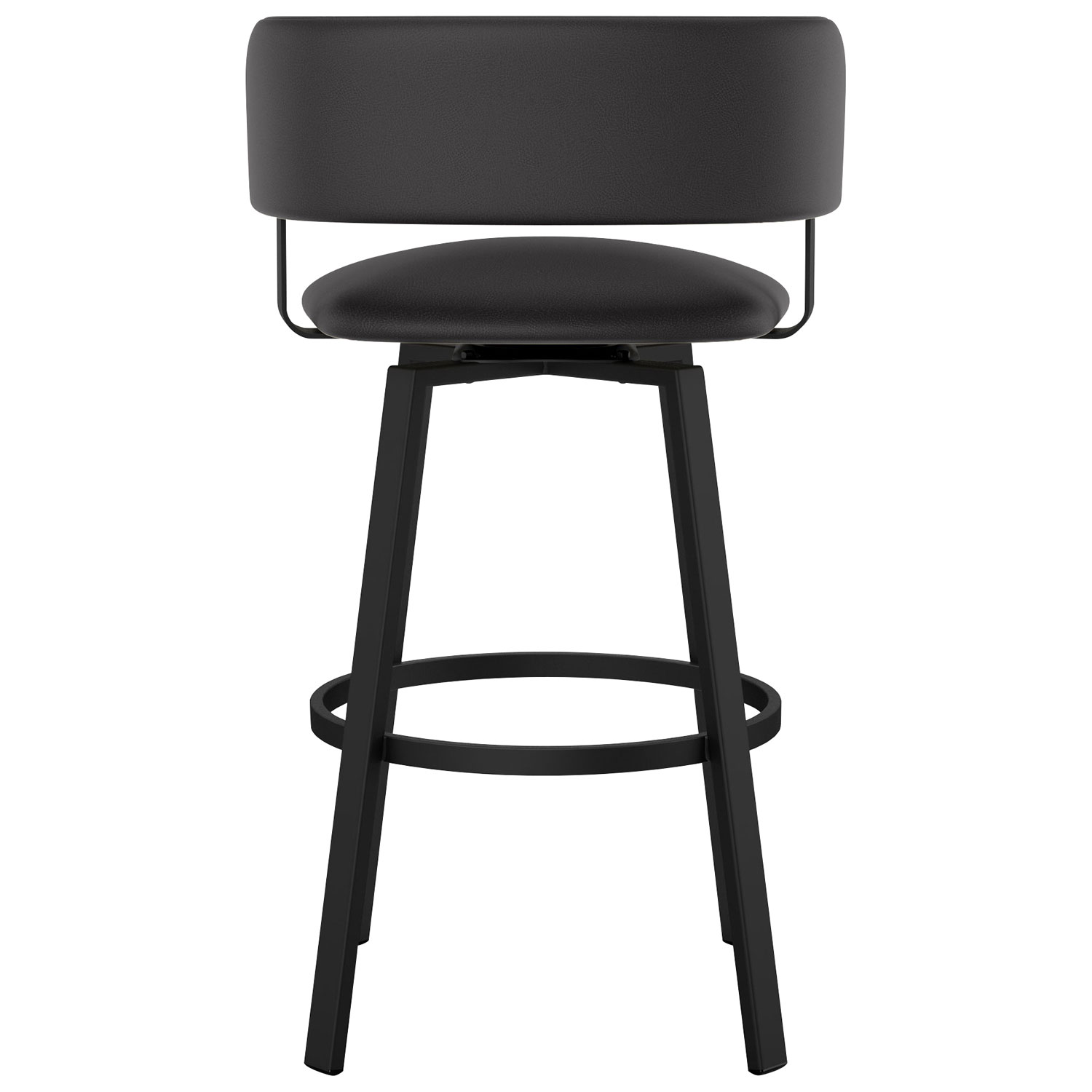 Tabouret de bar contemporain à hauteur de comptoir Stinson - Noir