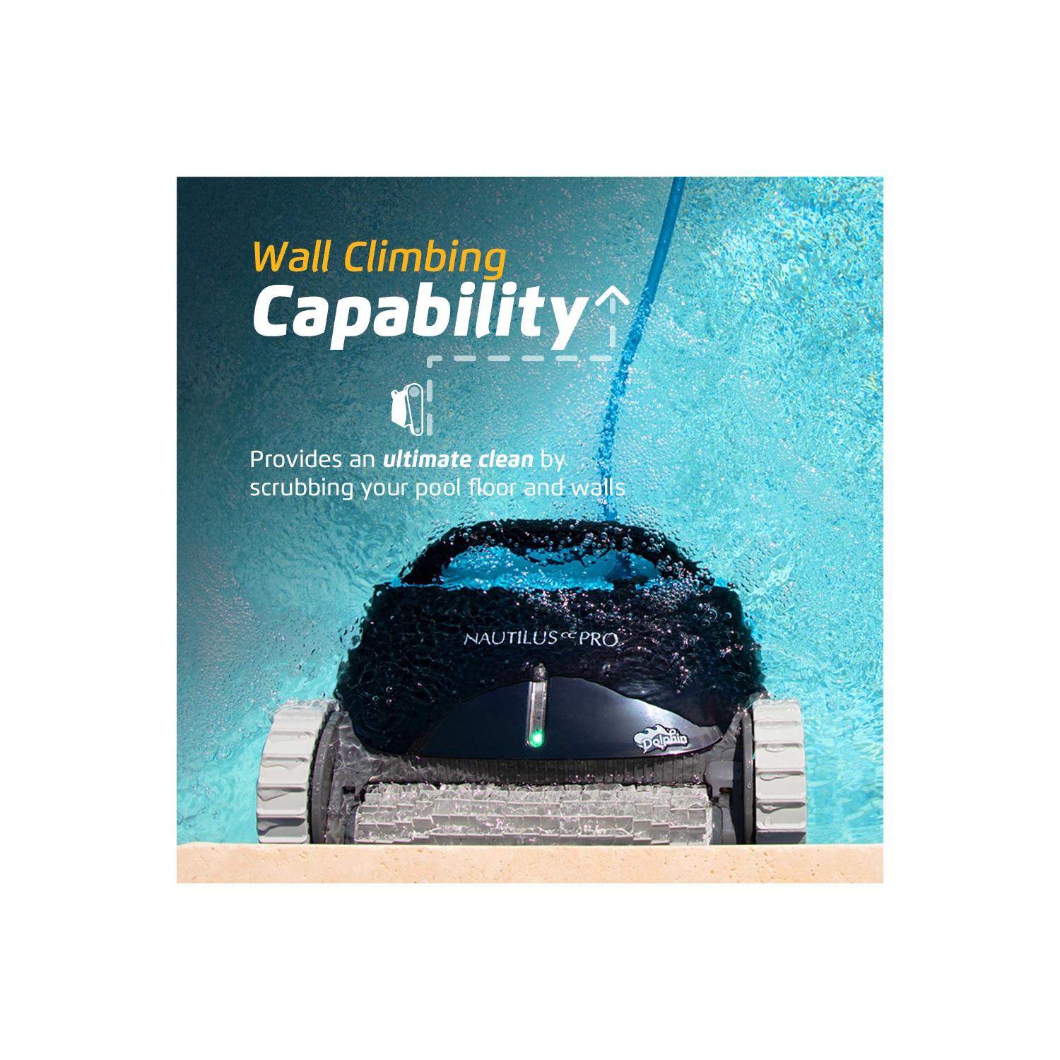 Aspirateur robot pour piscine CC Pro de Dolphin Nautilus avec Wi-Fi