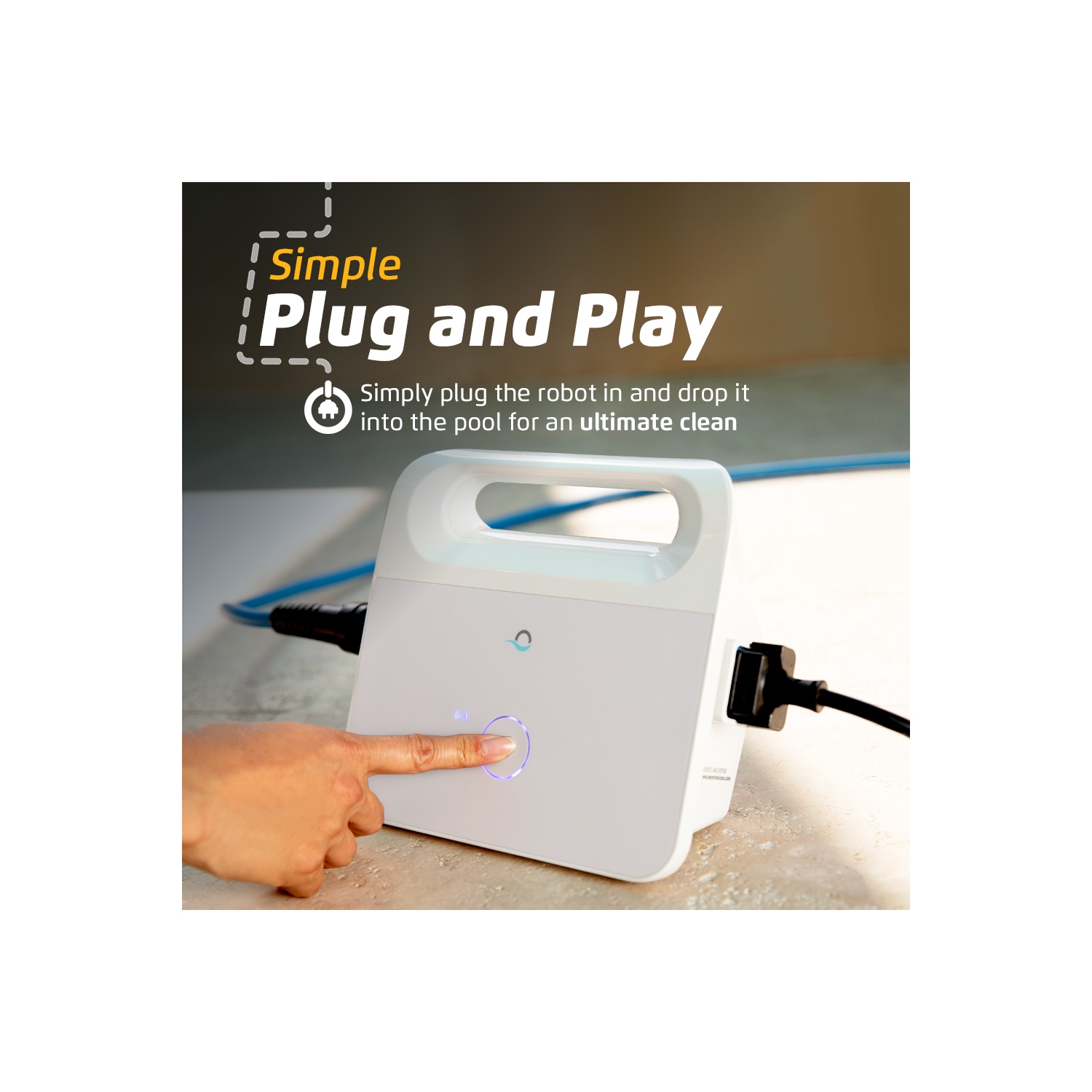 Aspirateur robot pour piscine CC Pro de Dolphin Nautilus avec Wi-Fi