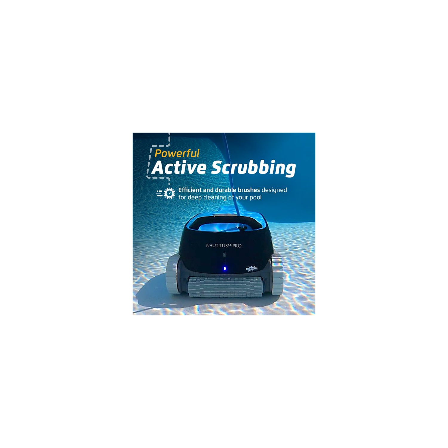 Aspirateur robot pour piscine CC Pro de Dolphin Nautilus avec Wi-Fi