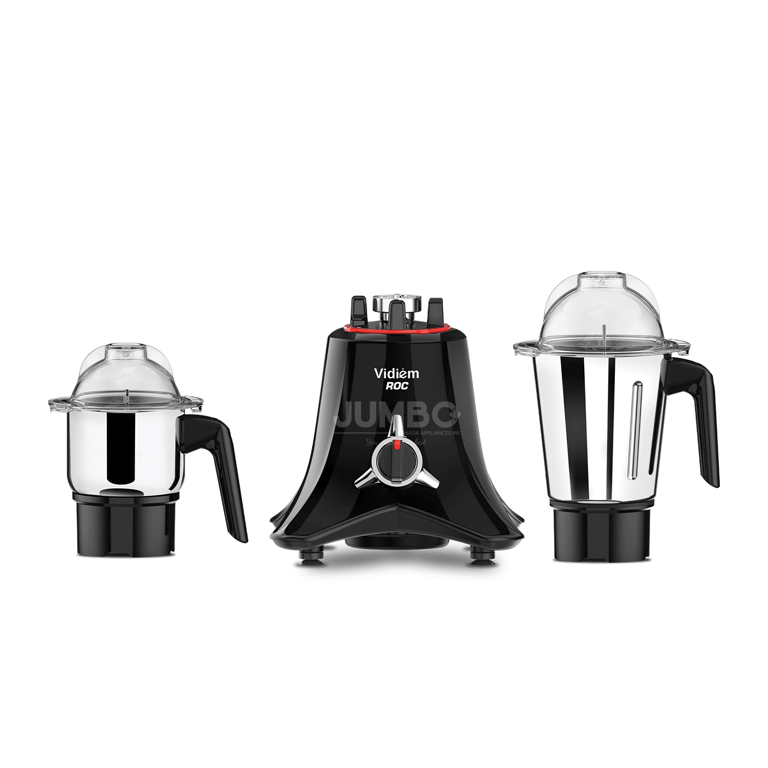 Vidiem ROC 1200W / 110V Commercial Residential Mixer Grinder, Stainless Steel Jars - Indian Mixer Grinder, Spice & Coffee grinder Jar for use in Canada / USA