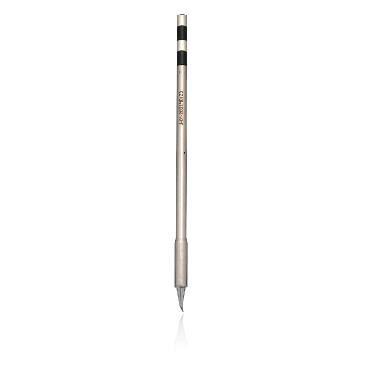 Replacement Soldering Iron Handle Pen: Conical Curved Tip (Quick Model # TSS02-J) (Compatible With Soldering Station TS1200A)