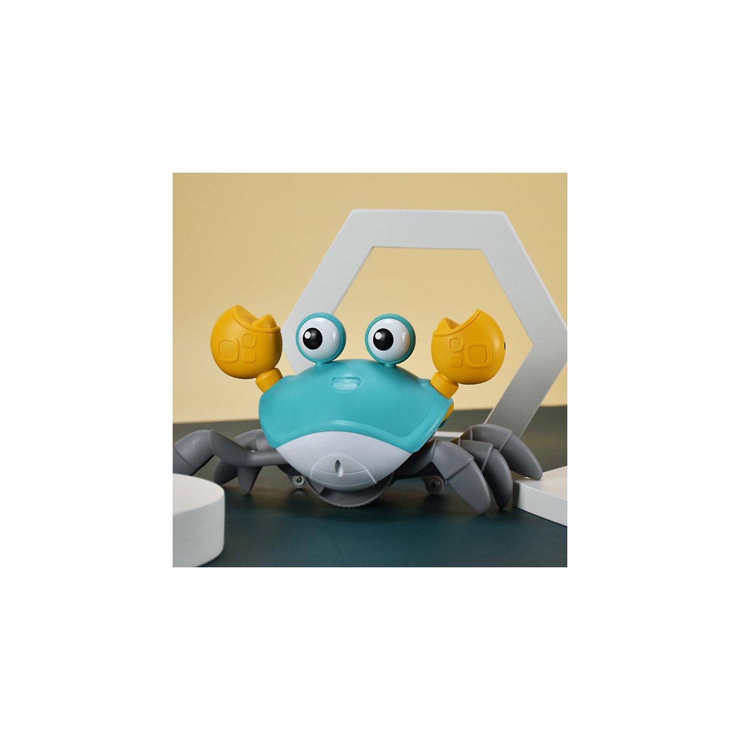 Crawling Crab Baby Toys With Light Up And Music Crab Toys With Sensor Obstacle