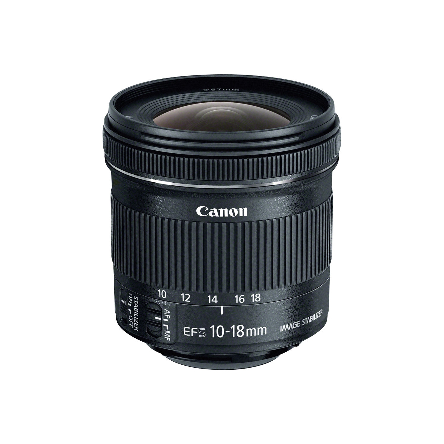 Canon EF-S 10-18mm f/4.5-5.6 IS STM Lens - 7PC Accessory Bundle