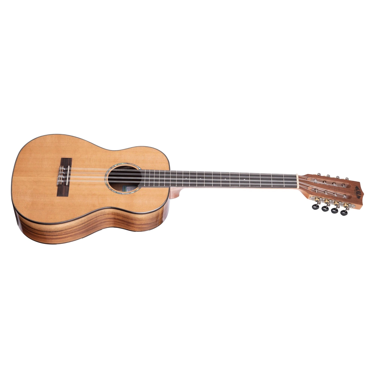 Kala Solid Cedar Top Acacia 8-String Baritone Ukulele