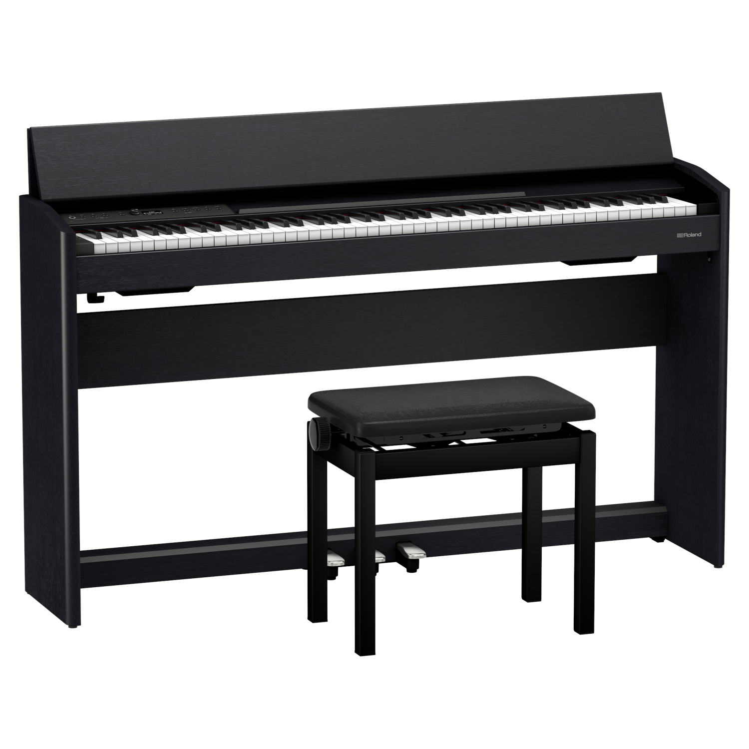 Roland Piano numérique F701 avec support et banc - Noir