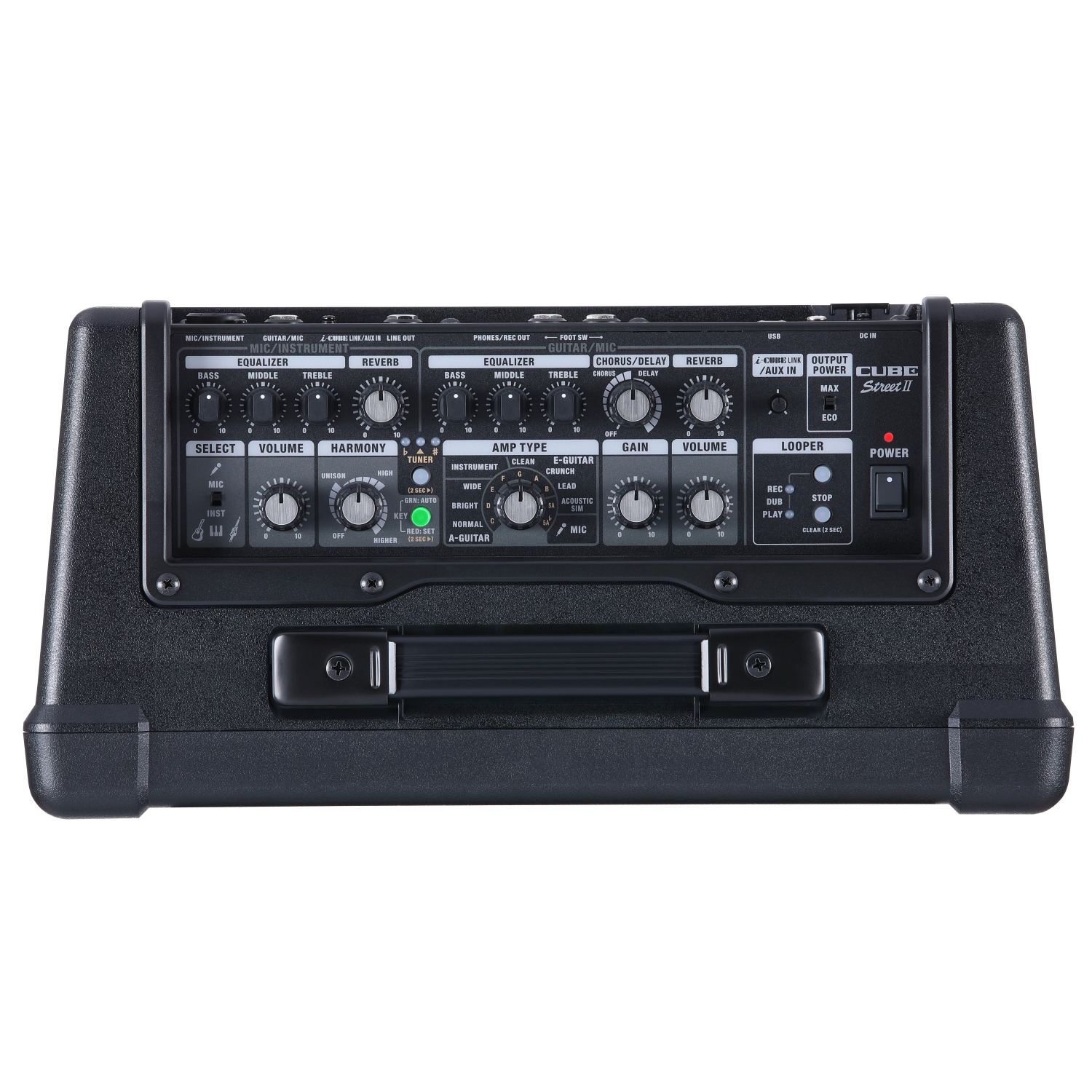 BOSS CUBE Street II Battery-Powered Stereo Amplifier - Black