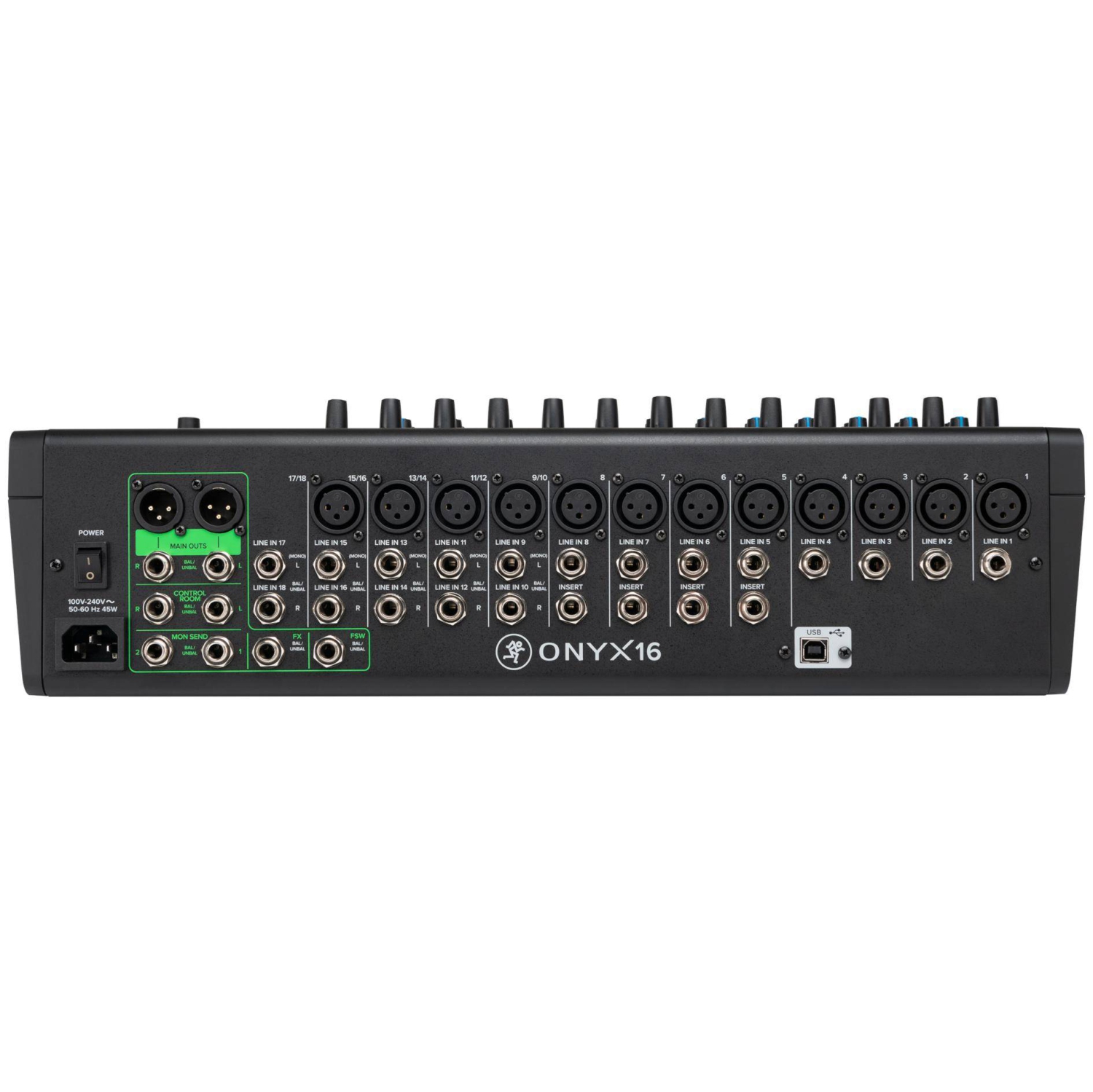 Mackie Onyx16 16-Channel Analog Mixer with USB