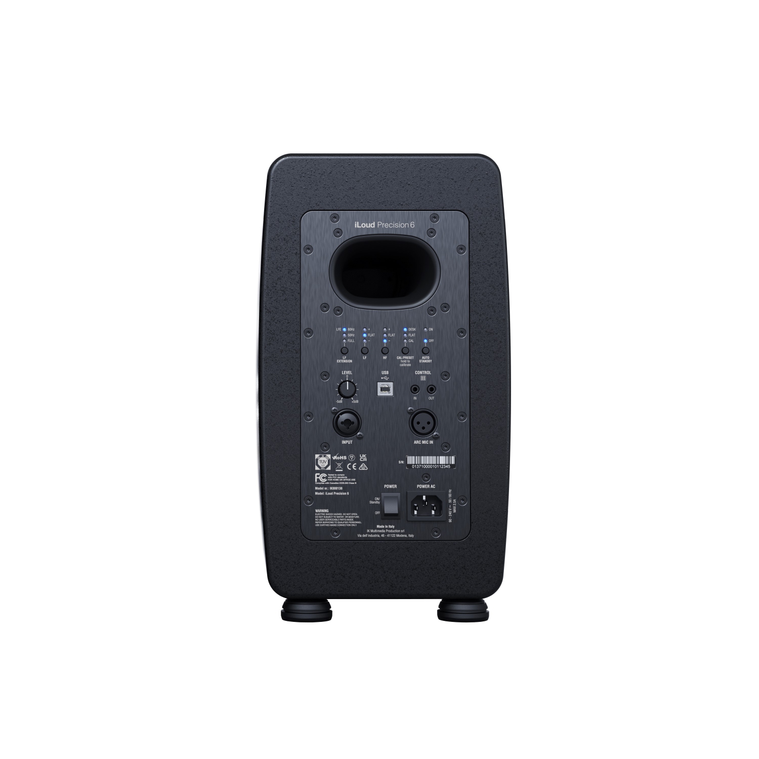 IK Multimedia iLoud Precision 6 - 6.5'' Two-way Reference Monitor with Room  Correction