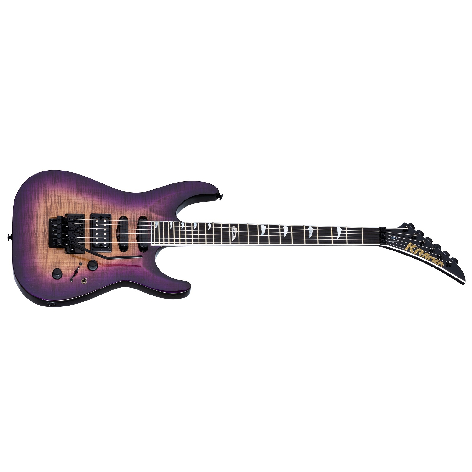 Kramer SM-1 Figured Electric Guitar - Royal Purple