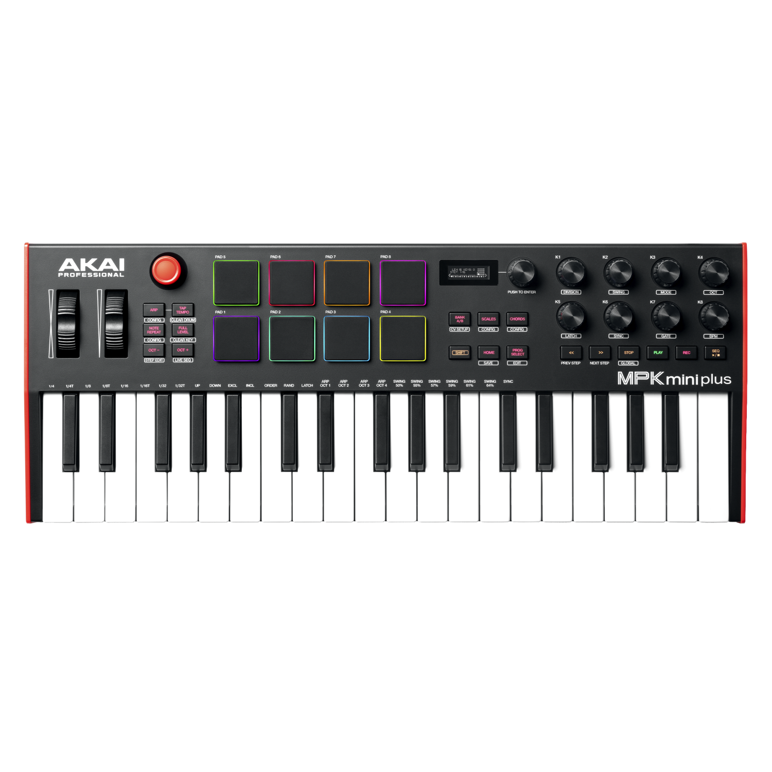 Akai MPK Mini Plus 37-key MPK Mini Keyboard with Advanced Connections and Controls