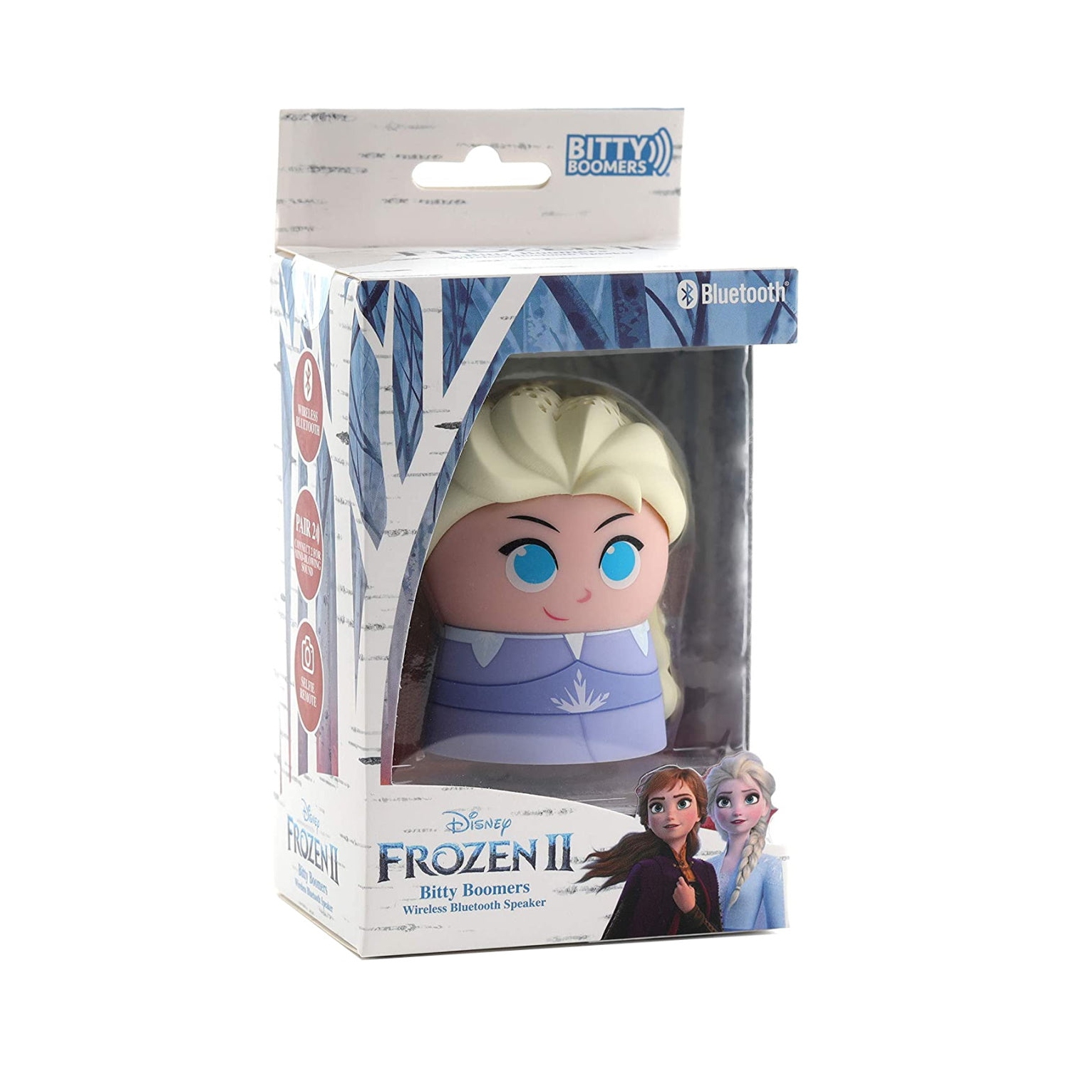 Haut-parleur sans fil Bluetooth Bitty Boomers La Reine des neiges 2 de Disney - Elsa