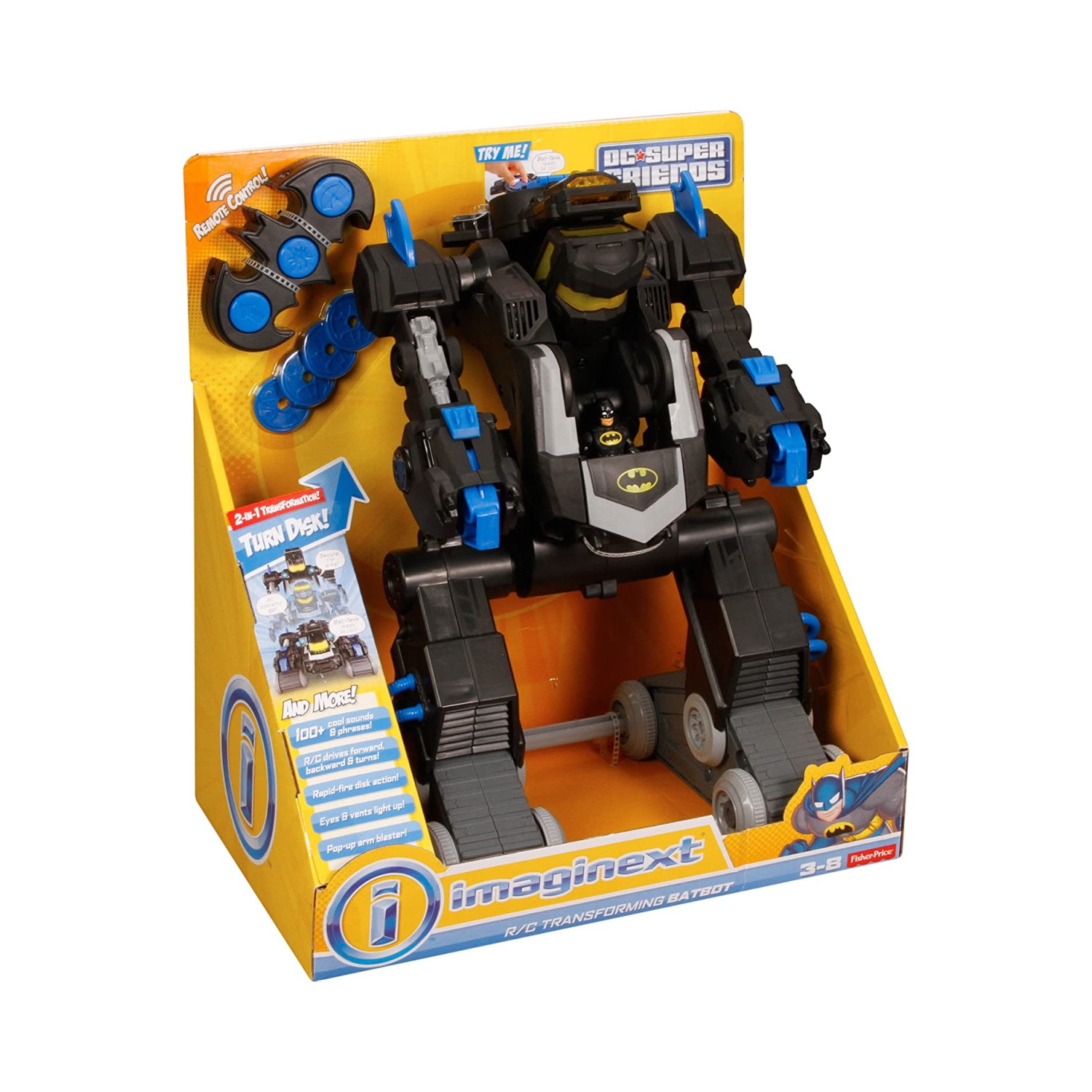 Fisher-Price Imaginext DC Super Friends RC Transforming Batbot