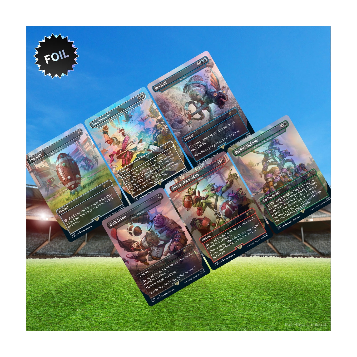 Jeu de société Magic: The Gathering TCG - Secret Lair x Blood Bowl - FOIL EDITION