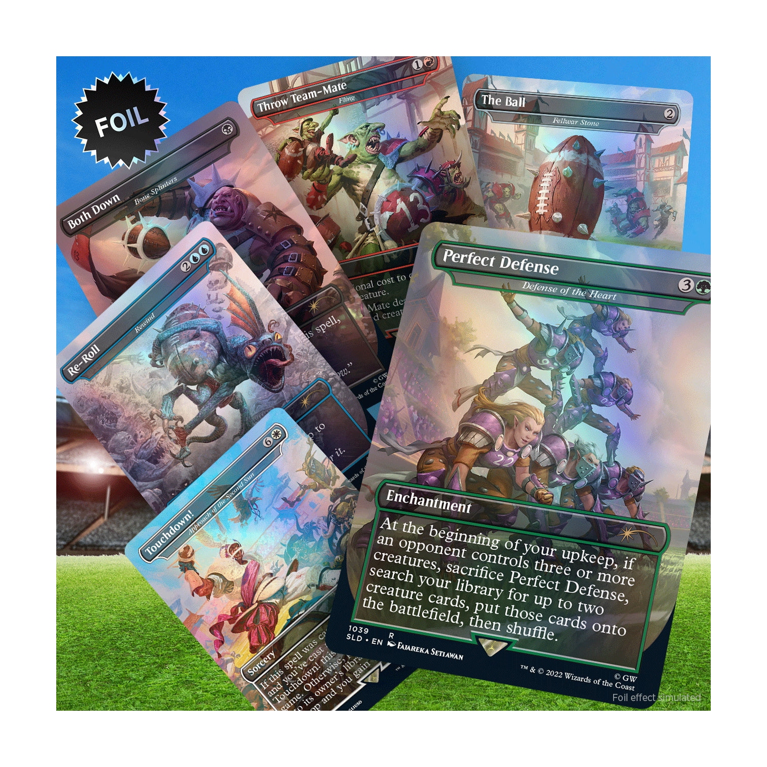 Jeu de société Magic: The Gathering TCG - Secret Lair x Blood Bowl - FOIL EDITION