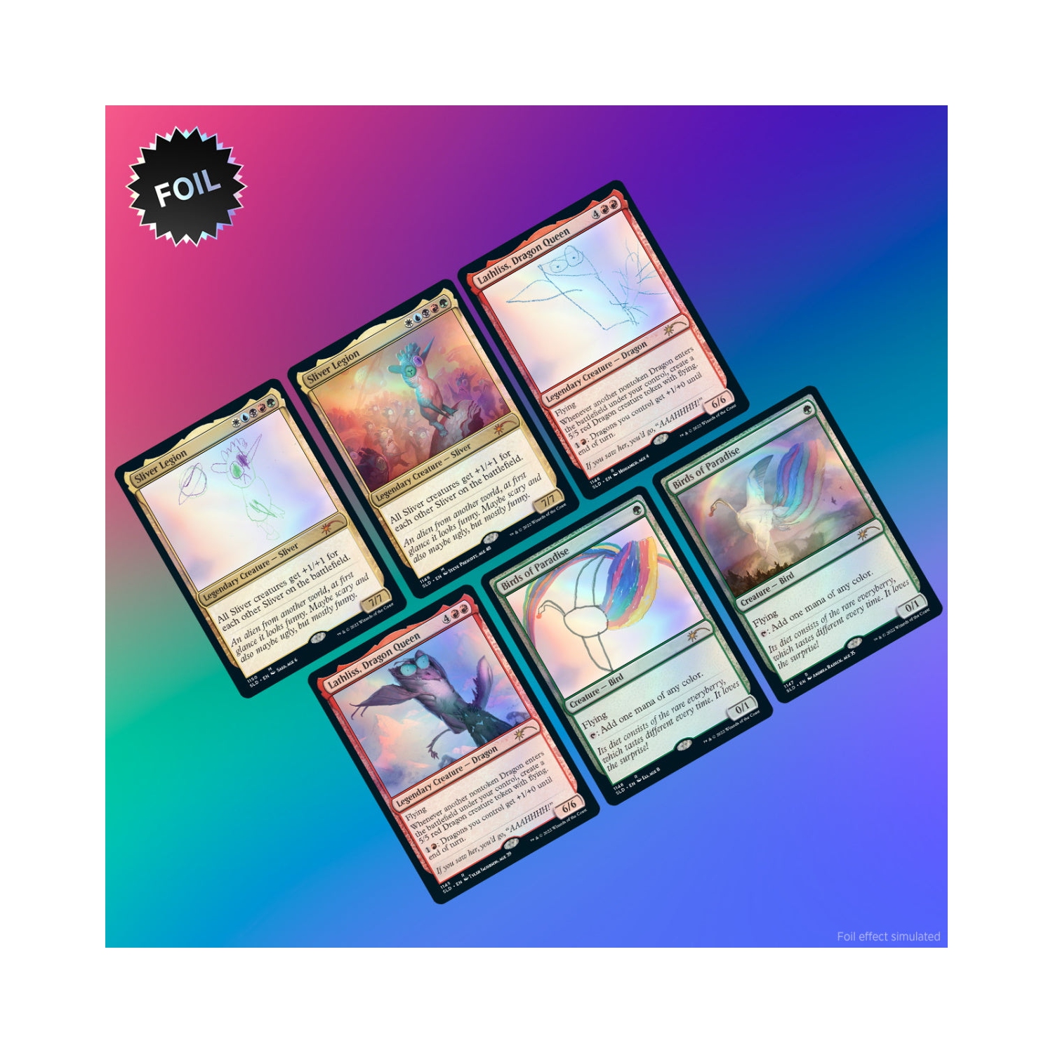 Jeu de société Magic: The Gathering TCG - Secret Lair Drop Series - Extra Life 2022 - Édition Foil