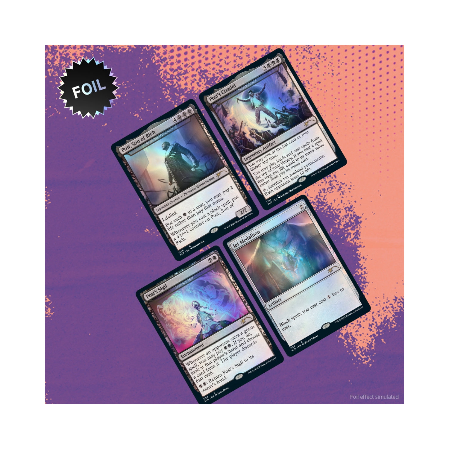 Magic: The Gathering TCG - Secret Lair x Post Malone: Backstage Pass - Foil [Card Game, 2 Players]