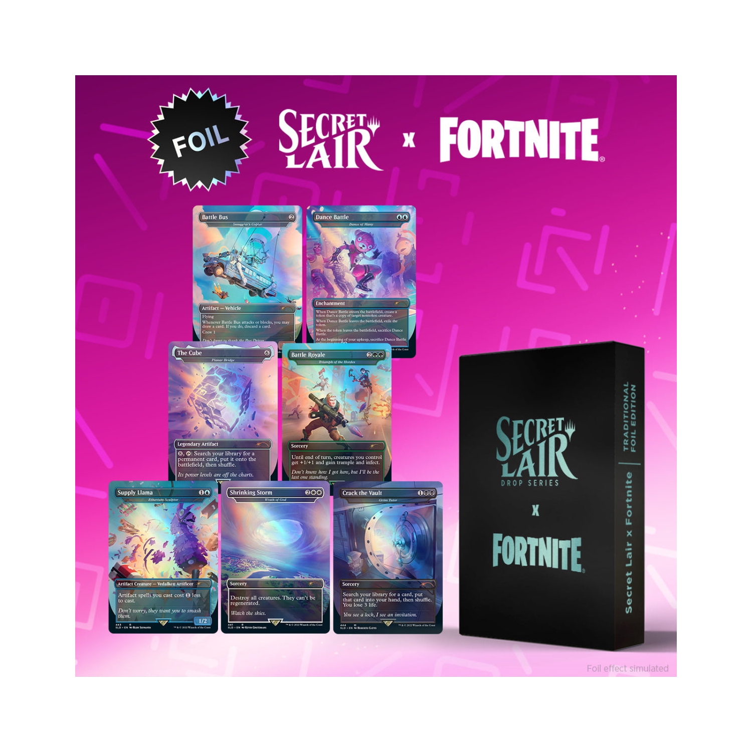 Magic: The Gathering TCG - Secret Lair x Fortnite - Foil Edition