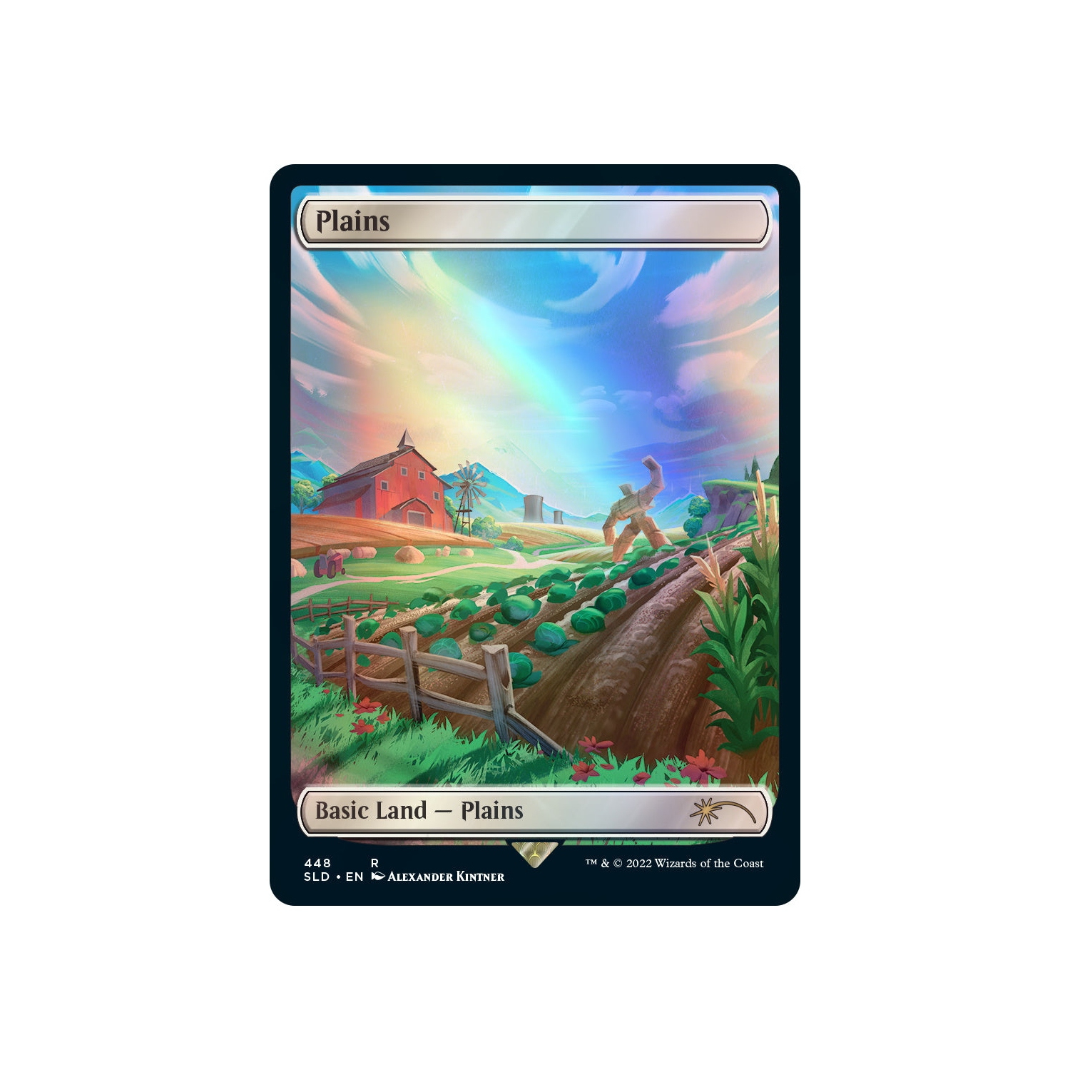 Jeu de société Magic: Jeu de cartes à collectionner The Gathering Secret Lair x Fortnite: Points de repère et emplacements – Feuille métallique