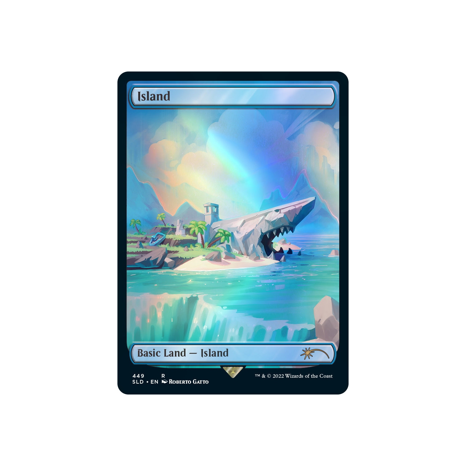 Jeu de société Magic: Jeu de cartes à collectionner The Gathering Secret Lair x Fortnite: Points de repère et emplacements – Feuille métallique