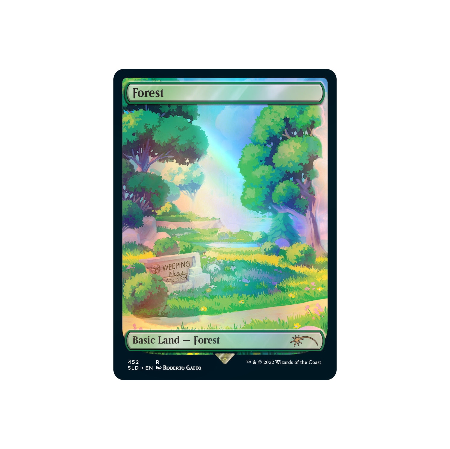 Jeu de société Magic: Jeu de cartes à collectionner The Gathering Secret Lair x Fortnite: Points de repère et emplacements – Feuille métallique