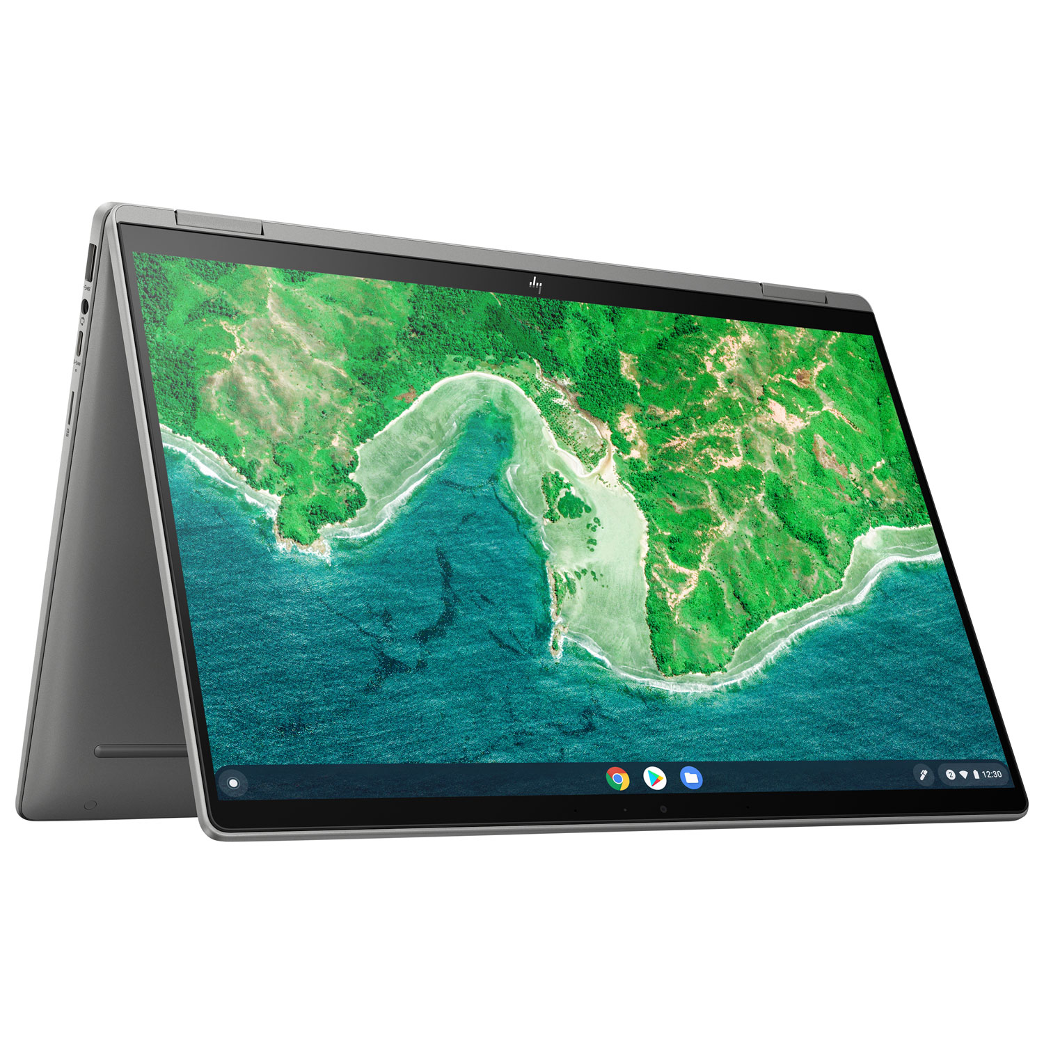 HP x360 14" Touchscreen 2-in-1 Chromebook - Silver (Intel Core i3-1215U/256GB SSD/8GB RAM/Chrome OS)