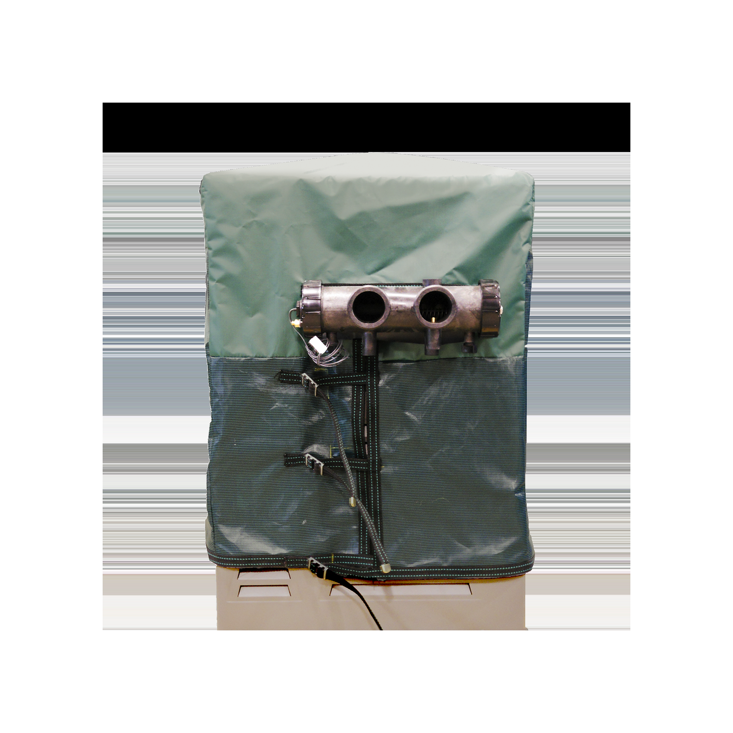 Housse de radiateur de piscine pour radiateur à profil bas Pentair/Sta-Rite/Jdy/Hayward