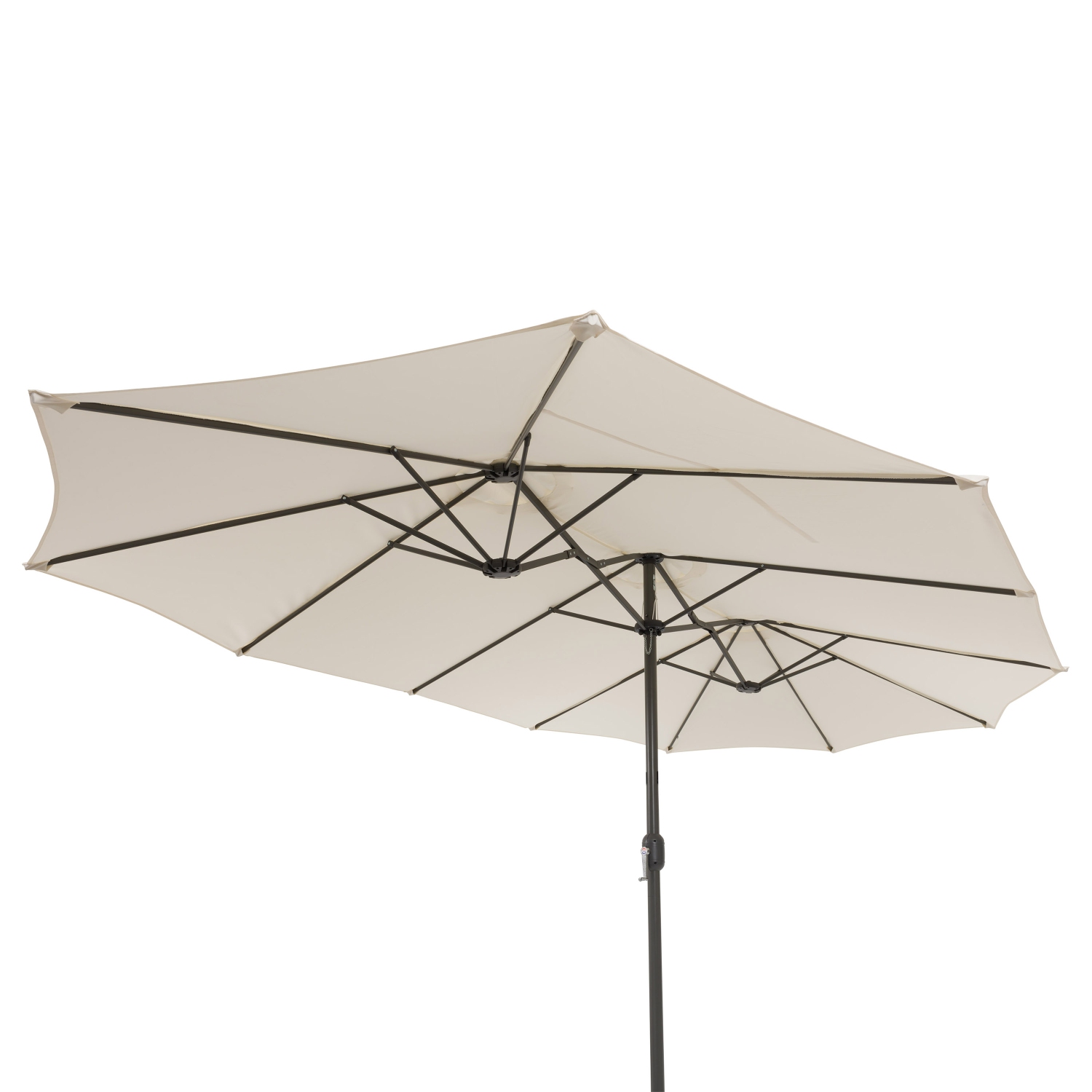 Parasol double de 15 pieds